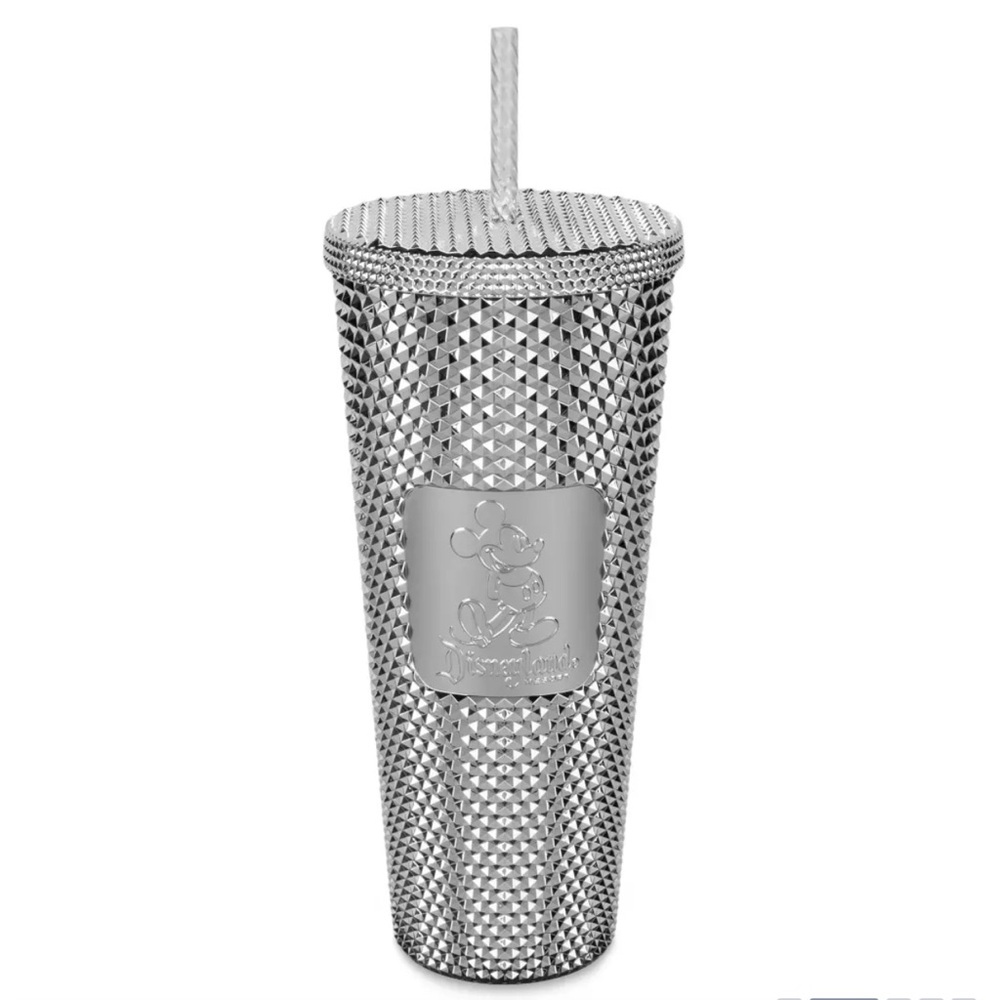 Disney 100 Mickey Mouse x Starbucks Tumbler Straw Disneyland Silver SOLD OUT NEW - Picture 2 of 5